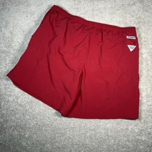 Columbia PFG Omni Shade Men's 3X Crimson Red 8" Nylon‎ Shorts Lined